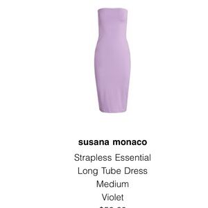 Susana Monaco strapless dress